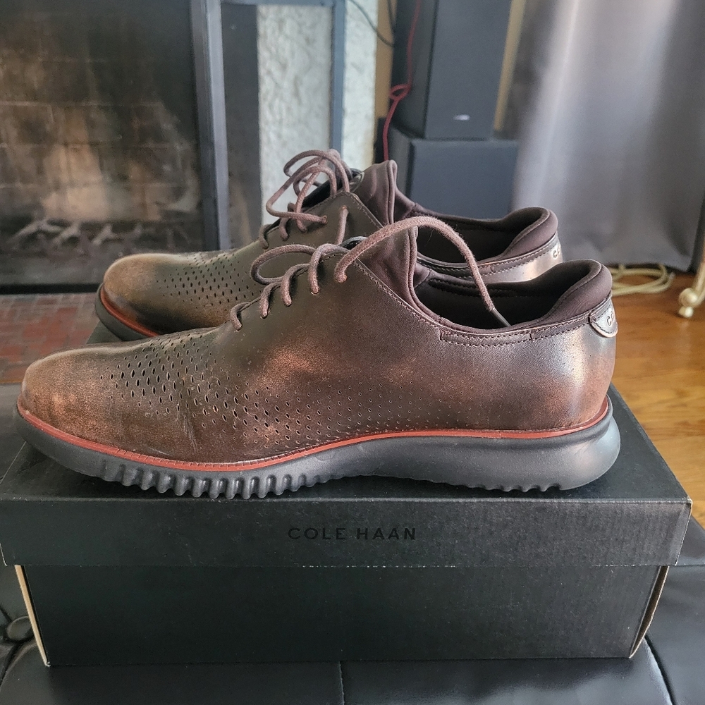 Cole Haan 2 Zerogrand LSR Wing Dark Chocolate/Black - Picture 10 of 10
